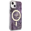 Guess Leopard MagSafe tok iPhone 14-hez - rózsaszín - 2. kép