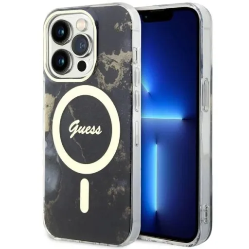 Guess Golden Marble MagSafe iPhone 14 Pro Max tok,