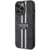 Guess GUHMP13LP4RPSK iPhone 13 Pro / 13 6.1” fekete/fekete kemény tok 4G Printed Stripes MagSafe tok - 0. kép