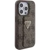 Guess Grip Stand 4G Triangle Strass tok iPhone 15 Pro - barna - 3. kép