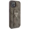 Guess Grip Stand 4G Triangle Strass tok iPhone 15 - barna - 2. kép