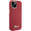 Guess Silicone Script Metal Logo & Frame tok iPhone 15 - piros - 2. kép