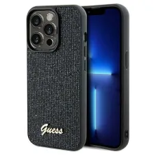 Guess Disco Metal Script tok iPhone 13 Pro / 13 - fekete