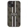 Guess 4G Printed Stripes MagSafe tok iPhone 15/14/13 - barna - 1. kép