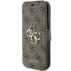 Guess 4G Metal Logo tok iPhone 15 / 14 / 13 - barna - 0. kép