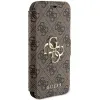 Guess 4G Metal Logo tok iPhone 15 / 14 / 13 - barna - 2. kép