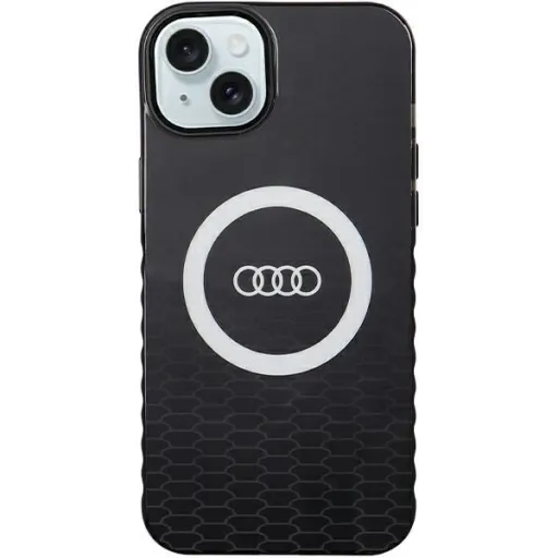 Audi IML Big Logo MagSafe tok iPhone 15 Plus / 14 Plus - fekete