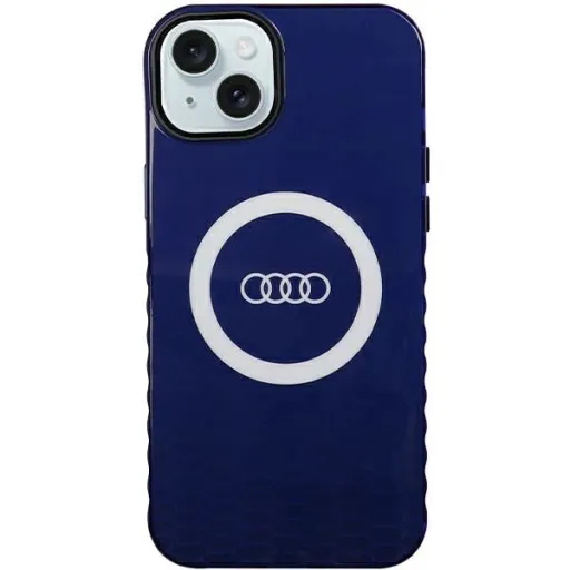 Audi IML Big Logo MagSafe tok iPhone 15 Plus / 14 Plus - kék