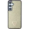 Guess Rhinestone Triangle tok Samsung Galaxy S24+ - arany - 1. kép