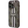 Guess 4G Printed Stripes MagSafe tok iPhone 15 Pro - barna - 0. kép