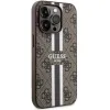 Guess 4G Printed Stripes MagSafe tok iPhone 15 Pro - barna - 2. kép