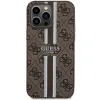 Guess 4G Printed Stripes MagSafe tok - iPhone 15 Pro Max - barna - 1. kép