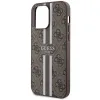 Guess 4G Printed Stripes MagSafe tok - iPhone 15 Pro Max - barna - 4. kép