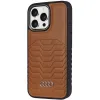 Audi szintetikus bőrtok MagSafe-val iPhone 15 Pro Max-hez - barna tok - 0. kép