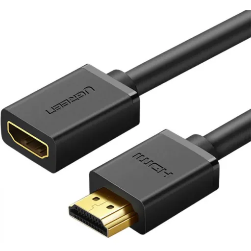 Ugreen HD107 10145 HDMI (Male) - HDMI (Female) 4K Kábel 3m - Fekete