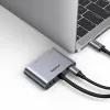 Ugreen CM162 50505 USB-C - HDMI / VGA / USB-A 3.0 / USB-C PD adapter - szürke - 3. kép