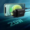 Ugreen USB fali töltő Type C 20W Power Delivery fekete (10191) - 0. kép