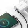 Ugreen US323 szögletes USB-C - USB-C PD QC kábel 60W 3A 2m - fekete - 1. kép