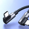 Ugreen US323 szögletes USB-C - USB-C PD QC kábel 60W 3A 2m - fekete - 0. kép