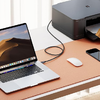 Ugreen US370 45106 nyomtató kábel USB-C / USB-B 2m - fekete - 1. kép