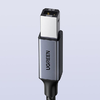 Ugreen US370 45106 nyomtató kábel USB-C / USB-B 2m - fekete - 2. kép