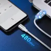 Ugreen US288 60132 USB-A / USB-C QC 3.0 3A 1.5m kábel - fehér - 3. kép