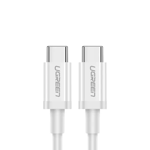 Ugreen US264 60518 USB-C / USB-C PD QC AFC kábel 1m - fehér