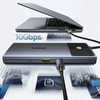 HUB Baseus Metal Gleam Series II 7in1 USB-C - USB-C PD100W / 2x USB-A / 2x HDMI 4K / USB-A 3.0 / USB-C 3.0 - 3. kép