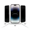 Hofi Anti Spy Glass Pro+ 2-Pack iPhone 16 Plus Privacy üvegfólia - 3. kép