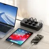 TECH-PROTECT PC6X6 Hálózati Elosztó 3 USB & 3 TYPE-C & 6 ALJZAT 200CM FEKETE - 4. kép