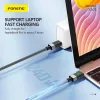 Foneng Cable XS03 - Type C to Type C - PD 240W 2 méter fekete - 3. kép