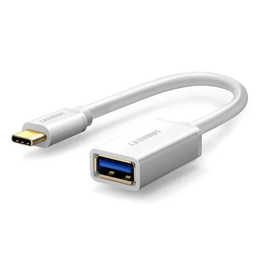 Ugreen US154 30702 USB-A 3.0 (női) / USB-C 3.0 (férfi) OTG adapter - fehér