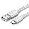 Ugreen US287 60119 USB-A / USB-C 3A kábel 0,25 m - fehér - 0. kép