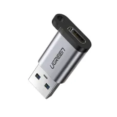 USB C (female) - USB (male) adapter Ugreen US276 USB 5Gb/s - szürke