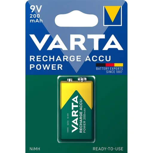 VARTA újratölthető akkumulátor 9V 200 mAh Accu Power 1 db