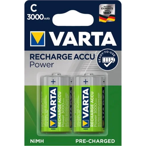 VARTA tölthető elem R14 (Type C) 3000 mAh Accu Power 2 db