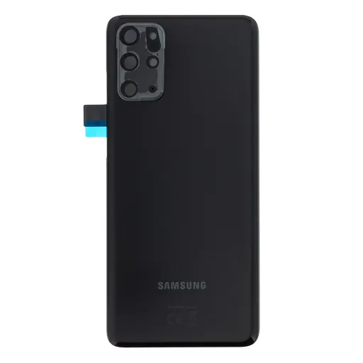 Samsung G985/G986 Galaxy S20+/S20+ 5G akkufedél Kozmikus fekete (szervíz csomag)