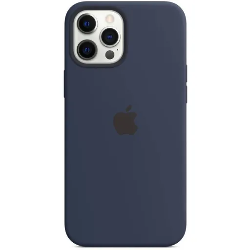 MHLD3ZM/A Apple Szilikon Magsafe Tok iPhone 12 Pro Max Deep Navy