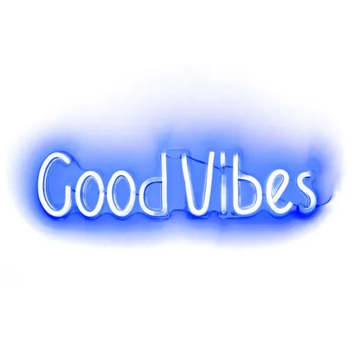 Neon LED USB - Good Vibes modell