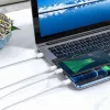 HOCO kábel 3 az 1-ben USB A - Lightning / Micro USB / Type-C 2A X76 1 m fehér - 2. kép