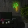 Neon LED Lámpa PALM zöld narancs NNE04 Neolia - 4. kép