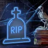 Neon PLEXI LED RIP kék FPNE16 Forever Light - 0. kép