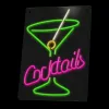 Neon PLEXI LED COCKTAILS rózsaszín zöld FPNE02X Forever Light - 1. kép