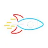 Neon PLEXI LED ROCKET multicolor NNE18 Neolia - 0. kép