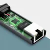 Ugreen külső hálózati adapter RJ45 - USB Type C (1000 Mbps / 1 Gbps) Gigabit Ethernet szürke (CM199) - 4. kép