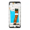 LCD kijelző + Érintőegység + Előlap Samsung A035G Galaxy A03 Fekete - 0. kép
