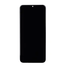 LCD kijelző + Érintőegység + Előlap Samsung A035G Galaxy A03 Fekete