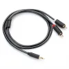 Ugreen AV102 10511 kábel 3.5 mm mini jack (male) / 2RCA (male) 1.5m - szürke - 2. kép