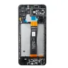 LCD kijelző + Érintőegység + Előlap Samsung A047F Galaxy A04s Fekete - 0. kép