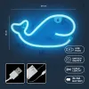 Neon LED Világítás BÁLNA kék Bat + USB FLNE19 Forever Light - 3. kép